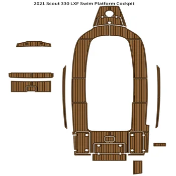 2021 Scout 330 LXF Платформа для плавания, Коврик для кокпита, лодка, Пенопласт EVA, коврик из искусственного тика