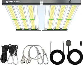 Phlizon FD4500 450 Вт Растительный светодиодный светильник для выращивания Комнатных растений Daisy Chain с Samsung LM281B Регулируемыми Лампами для выращивания Полного спектра