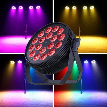 18x10 мини DMX сценическое осветительное оборудование цена 64 DJ Disco Rgb Led beam wash par can light