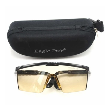 защитные очки для лазерной защиты 10600 нм, защитные очки EP-4-5 с непрерывным поглощением, защита глаз T% = 90 CE OD5 + с коробкой