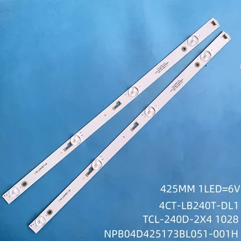 Светодиодная лента подсветки 4 Лампы для 4CT-LB240T-DL1 TCL-240D-2x4-1028 Thomson T24D16DH-02B T24E20DH-01W T24RTE1020 T24RTE1021
