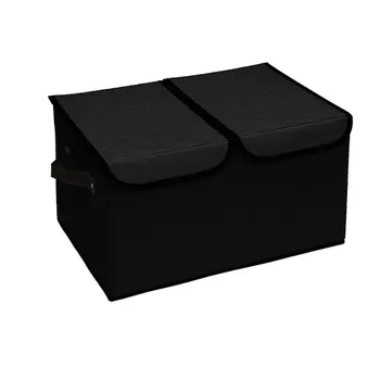 Коробка для отделки одежды из Хлопчатобумажной и льняной ткани с двойным покрытием, Складной ящик для хранения Jul3963