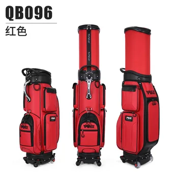 PGM 2022 новая мужская сумка для гольфа с тормозом, четырехколесная плоская телескопическая сумка с воздушным грузом