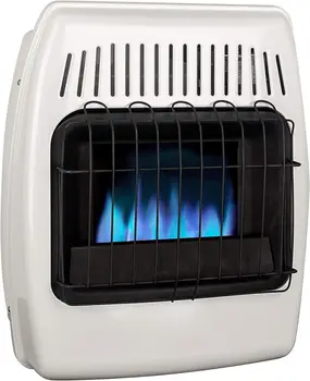 Нагреватель на природном газе BTU Blue Flame Без Вентиляции, Белый