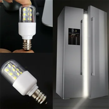 E14 E12 Светодиодный Хрустальный Светильник SMD 5050 3 Вт Лампа Для Микроволновой Печи с Морозильной Камерой Холодный/Теплый Белый AC 110V 220V