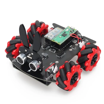 Автомобильный комплект Smart Robot для программирования Arduino IDE, 4WD Mecanum Wheels Robot APP, набор радиоуправляемых автомобилей с программными кодами + электронное руководство
