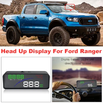Головной Дисплей Для Ford Ranger 2012-2019 2020 Автомобильный HUD Авто Электронные Аксессуары Проектор Лобового Стекла OBD/OBD2 Plug & Play