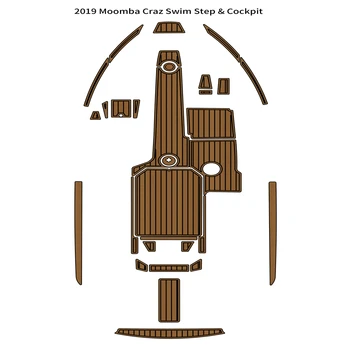 2019 Коврик для кокпита Moomba Craz Лодка из пены EVA, коврик для пола Из искусственного Тика, Самоклеящийся