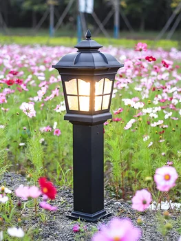 Наружный светильник для внутреннего двора виллы, наружный светильник для газона, светильник для прохода, водонепроницаемый светильник для садового домашнего ландшафта, светильник для газона