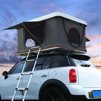 Высококачественная автомобильная палатка на крыше для кемпинга на открытом воздухе с автоматическим всплывающим жестким корпусом Автомобильная палатка на крыше