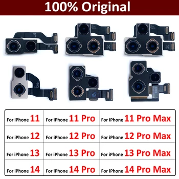 Оригинал Для iPhone 11 12 13 14 Pro Max Plus Mini Задняя Основная Задняя Камера Гибкий Кабель Запасные Части