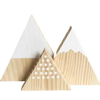 Скандинавский Горный Орнамент в форме треугольника, украшение детской спальни, Модные украшения, Мода на День рождения, Белая точка