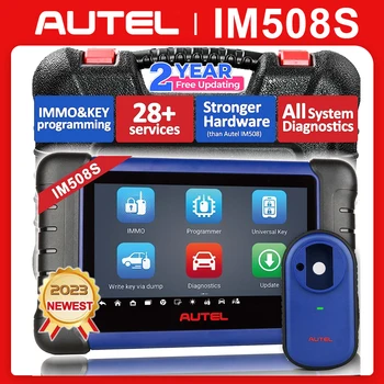 Autel MaxiIM IM508S Автомобильный брелок, программатор IMMO Tool, Инструмент автоматического программирования ключей, Инструмент для обучения ключам, Инструмент для диагностики всей системы