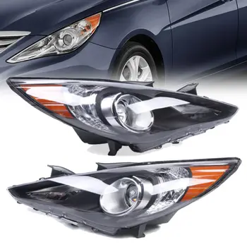 Левые + правые галогенные фары для Hyundai Sonata 2011 2012 2013 2014 2.0L 2.4L HY2503159 HY2502157