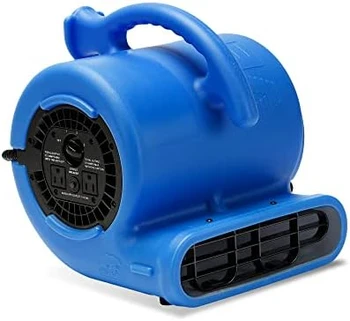 Воздушный движитель 1/4 л.с. 900 CFM для оборудования для восстановления повреждений от воды, Сушилка для ковров, напольный вентилятор для дома и сантехники, синий