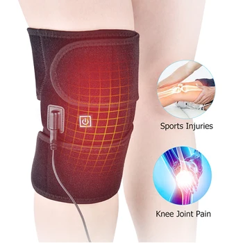 Электрические грелки для снятия боли при артрите в колене, терапия с инфракрасным подогревом, восстановление налокотника, наколенника, Бандажа, USB-кабель для здравоохранения