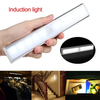 Индукционная лампа домашний креативный индукционный светильник для гардероба/лестницы/выставочного зала/коридора/школы маленький светодиодный ночник Новый
