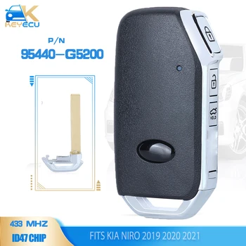 KEYECU P/N: 95440-G5200 Умный Дистанционный брелок 3 Кнопки 433 МГц ID47 для Kia Niro 2019 2020 2021 FOB-4F23