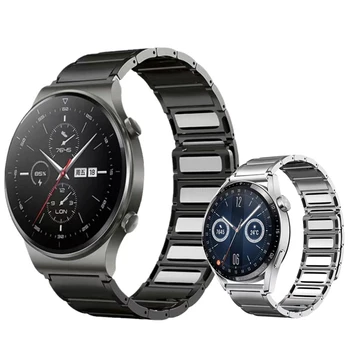 Металлический Ремешок Для Часов Huawei Watch 3 4 pro GT3 Pro 46 мм Ремешок 22 мм Магнитная цепочка Из нержавеющей Стали Correa Для GT2 46 мм GT2 Pro