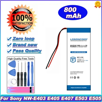 Аккумулятор LOSONCOER 800 мАч для Sony NW-E403, NW-E405, NW-E407, NW-E503, NW-E505, NW-E507 1-175-558-11, MR11-2788