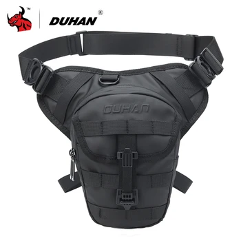 Мотоциклетная Многофункциональная сумка для ног DUHAN с несколькими отделениями Мотоциклетная поясная сумка может использоваться в качестве сумки для топливного бака мотоцикла