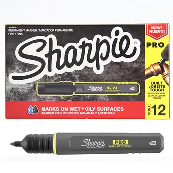 Маркировочная ручка Sharpie PRO для промышленной маркировки, нанесения надписей на влажные и маслянистые поверхности, механическая и аппаратная промышленная маркировочная ручка