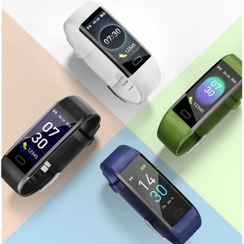 Смарт-часы-браслет, браслет для мужчин и женщин, Монитор сердечного ритма, Bluetooth, Водонепроницаемые смарт-часы, силиконовый ремешок, Android IOS, Лучшие