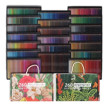 Brutfuner 2021, новинка, 520 цветов, специальный цветной карандаш, 260 цветов, студенческий художественный эскиз, рисунок, набор мягких масляных карандашей, подарок на день рождения