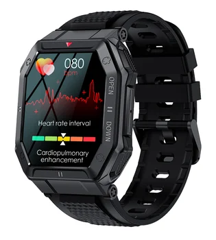 2023 Новый K55 Военные Смарт-Часы Мужские 1,85 дюймов Bluetooth Вызов 350 мАч 24 Ч Здоровый Монитор Открытый IP68 Водонепроницаемый Smartwatch Распродажа