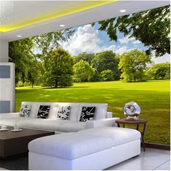 beibehang 3D стереоскопические фотообои большая гостиная, лежащие 3D пейзажные настенные обои papel de parede, обои для стен