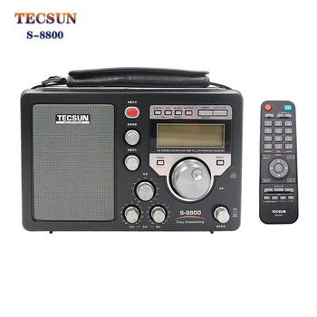 Оригинальный TECSUN S-8800 PLL DSP AM/FM/LW/SW All band SSB Радиоприемник Стерео + Пульт дистанционного управления С Электронным Руководством на английском языке
