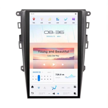 14,4 Дюймов 2K Android 11 Для Ford Mondeo Fusion 2013-2021 Экран Tesla Автомобильный Радио Мультимедийный Видеоплеер GPS Навигатор Carplay