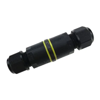 2-контактный Водонепроницаемый Проводный разъем IP68 Прямой 2-жильный кабельный разъем для наружного наземного освещения подводной лампы