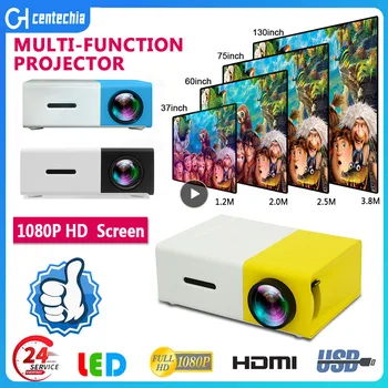 2023 Новый Компактный мини-Проектор YG300 Pro LED С Поддержкой 1080P Full HD Портативный Проектор Аудио HD-MI USB Video Projetor телеприставка