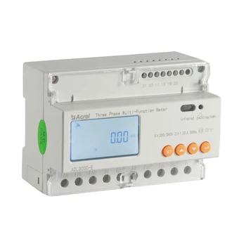 ADL3000-E/C Трехфазный цифровой многофункциональный двунаправленный 3-фазный счетчик энергии Измеритель электрической мощности