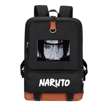 Новый Рюкзак с Рисунком Аниме Наруто, Школьный рюкзак Naruto, рюкзак для учащихся начальной и средней школы, школьный рюкзак на молнии Большой емкости