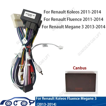 Для Renault Koleos Fluence Megane 3 (13-14) Стерео Монтажный Провод Адаптер Автомобильный 32pin Android Аудио Жгут проводов С Can