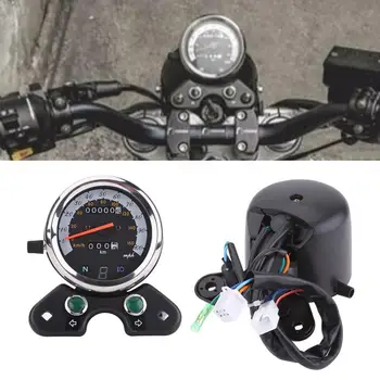 Мотоцикл с Двойным одометром, дисплей уровня Спидометра, ретро измеритель В сборе, совместимый для 125 150 250