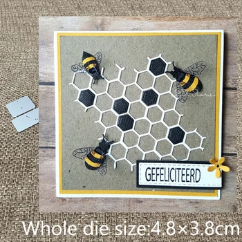 XLDesign, металлические штампы для резки, трафаретная форма, пчелы, животные, насекомые, альбом для вырезок, бумажная открытка, тиснение, высечки
