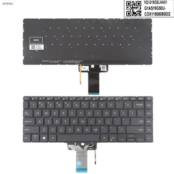 Американская Клавиатура для ноутбука Asus VivoBook S14 S433EA S433EQ S433FL S433FA S433JQ X421 S433 ЧЕРНАЯ С подсветкой
