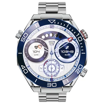 2023 Новые Мужские Смарт-часы DT Ultra Mate, 1,5 дюйма, Bluetooth, Компас для звонков, NFC, Голосовой мониторинг AI, Спортивные часы Ultimate Smartwatch