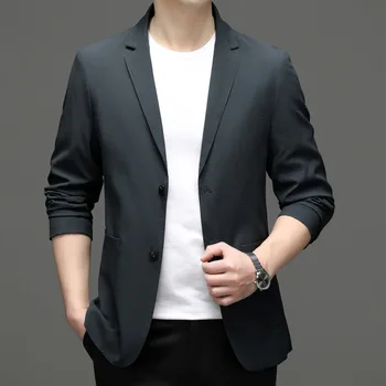 Lin2551-куртка с рукавом семь четвертей, корейская версия модного костюма с коротким рукавом