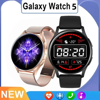 Для Samsung Galaxy Watch 5 Pro, мужские смарт-часы с полным сенсорным экраном, голосовой вызов HD, IP67, пользовательский набор, Женские спортивные смарт-часы 2023