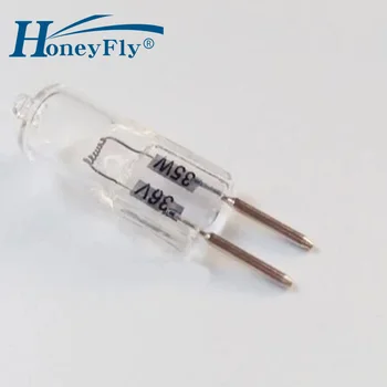 HoneyFly 5pcs G5.3 Галогенная лампа 36V 35W 50W Crystal Light Лампа для Ароматерапии Теплый белый Для рекламы в помещении