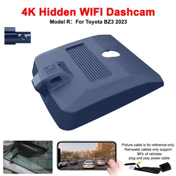 4K HD 2160P Подключи и играй WiFi Автомобильный Видеорегистратор Видеорегистратор С Двумя Объективами Dash Cam Для Toyota BZ3 MY2023 DashCam AppControl Аксессуары