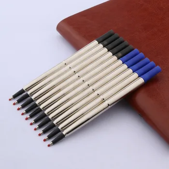 5 шт. Синяя или 5 шт. черная ручка-роллер 0,5 мм для заправки канцелярских принадлежностей Бесплатная доставка