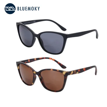 BLUEMOKY 2023 Модные солнцезащитные очки для чтения для женщин и мужчин с бабочкой, Бифокальные Солнцезащитные очки для чтения (диоптрий от + 100 до + 350) 620002 S